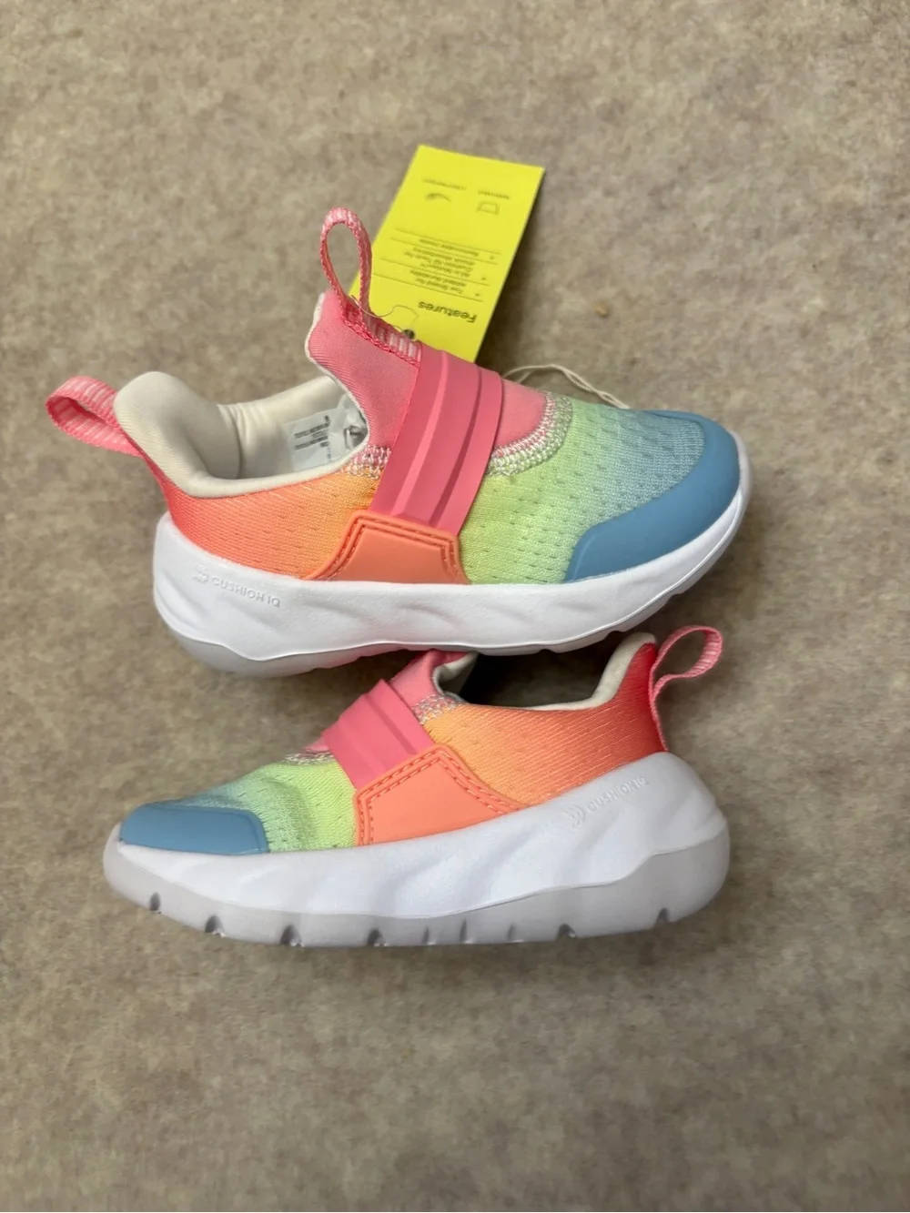 All in Motion Pink Slip On Comfort Sneakers Shoes Toddler Size 6